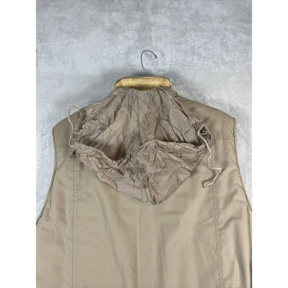 Current Seen Vintage Canvas Puffer Cargo Vest, Large - Picture 9 of 9